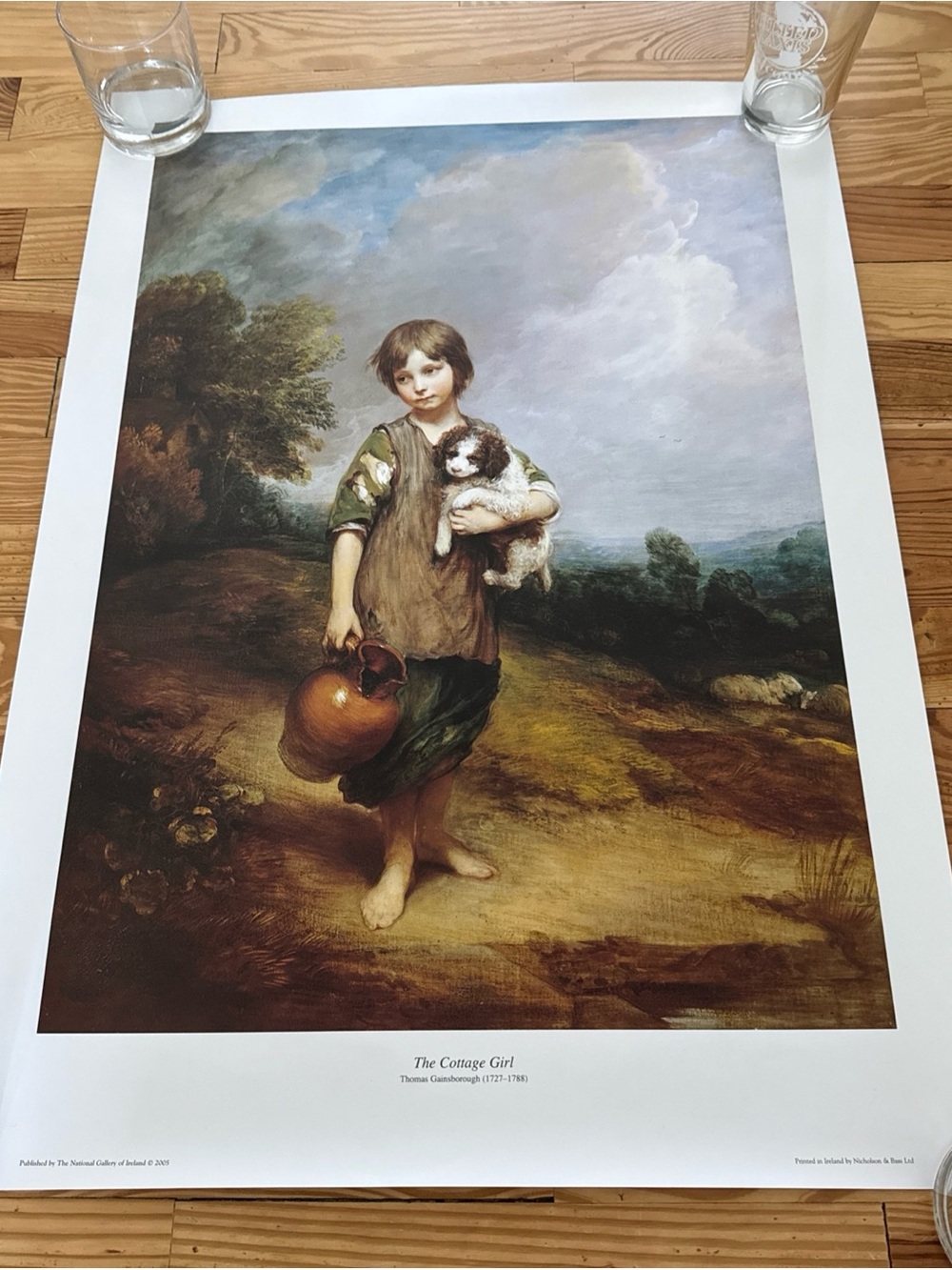 Thomas Gainsborough, The Cottage Girl, 2005 Print Poster Nat'l Gallery Ireland